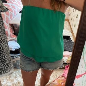Green tube top
